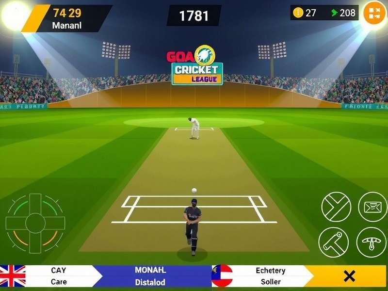 Goa Glory Cricket League gameplay screenshot